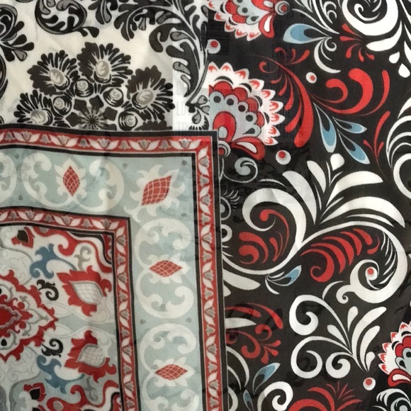 Mixed print boho-vibe LuLaRoe Shirley kimono - Picture 7 of 10